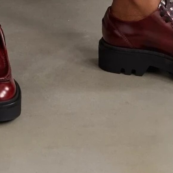 Dries Van Noten NEW! US sz. 6 - 8.75" insole Leather Platform Derby Loafer - Picture 9 of 9